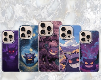 Funda para teléfono Gengar / Protección para iPhone, Samsung y Google Pixel