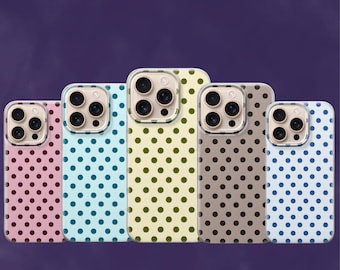Custom Retro Polka Dot Phone Case | iPhone, Samsung, Google Pixel Protection