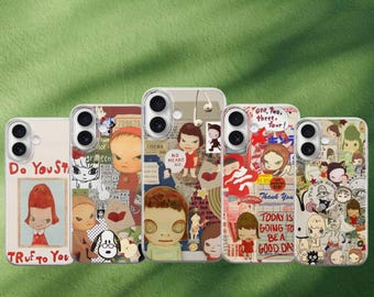 Custodia per telefono Yoshitomo Nara / Protezione per iPhone, Samsung, Google Pixel