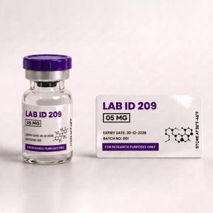 Custom Peptide Vial Labels 1.5 x 0.75 in | Waterproof Stickers for 3 mL & 5 mL Vials | Durable Oil-Resistant Lab Labels