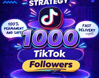 TIKTOK Anhänger 1.000+ | 100% sicher | Schnelle Lieferung | Organische Anhänger |