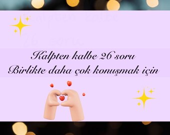 Ciftler Icin Derin Sohbet Solari | Nr. 26 Soru | Dijital PDF | Iliski Guclendirici