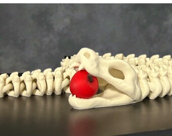 Serpent squelette imprimé en 3D