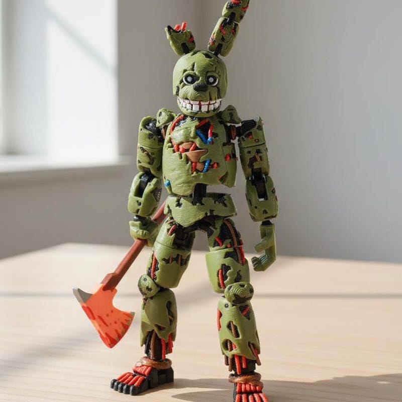 Springtrap Action Figure - Etsy