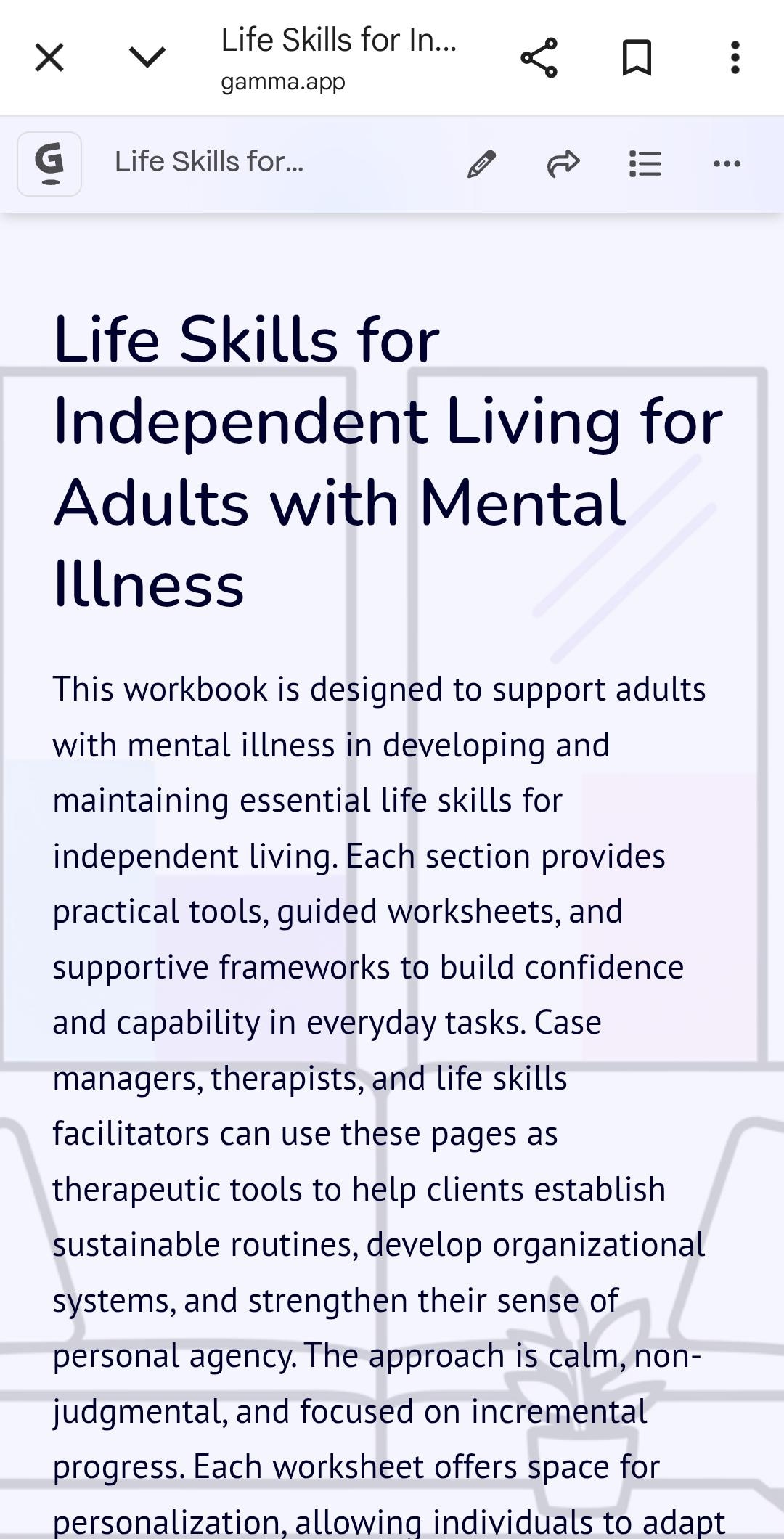 Life Skills for Independent Living for Adults With Mental Illness ...
