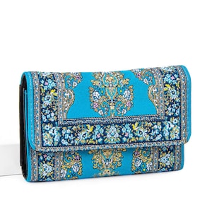 10 pcs - Turkish Kilim Wallet, Ethnic Woven Boho Clutch Purse, Vintage Pattern Accessory