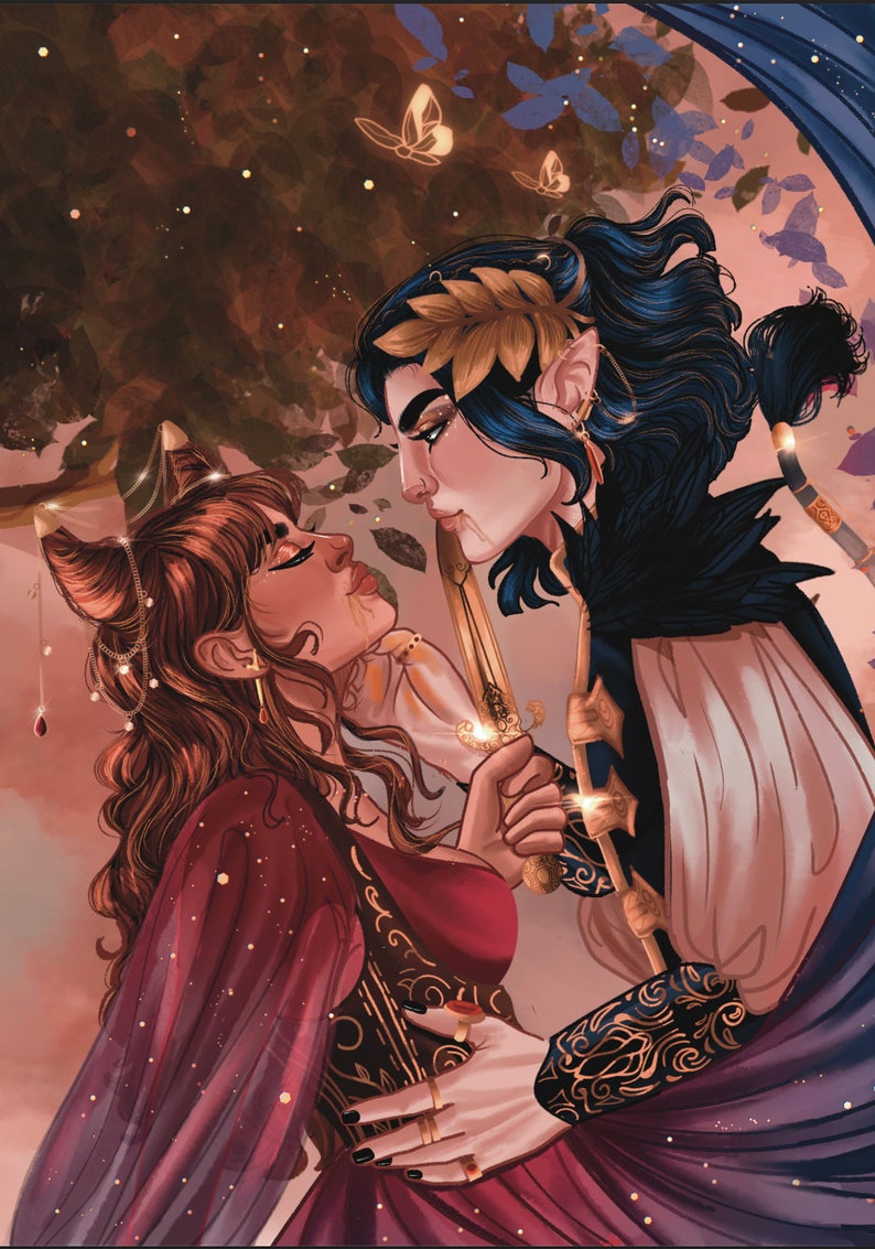 Print Ardaarts the Cruel Prince Jude & Cardan Etsy