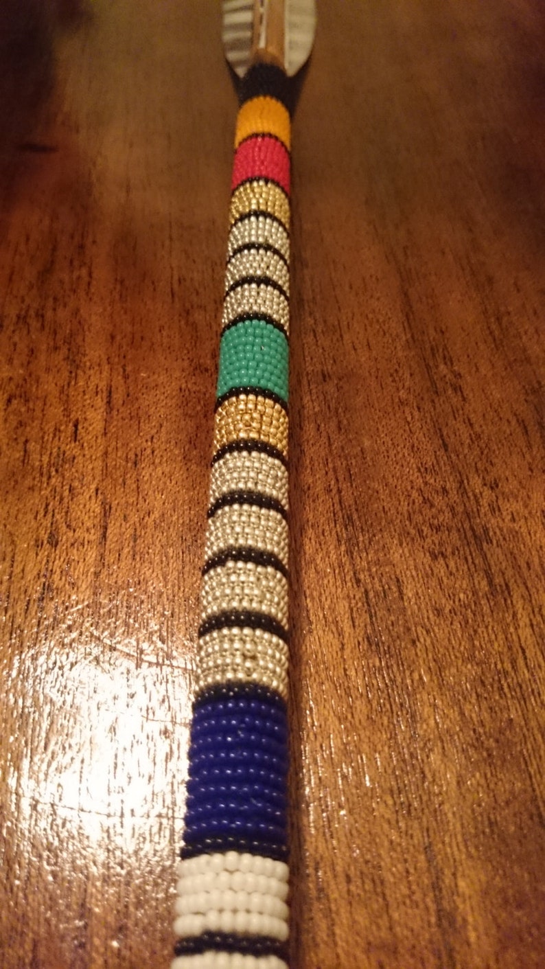 Arrow of light award BEADED CAREER ARROW Cub Scout Etsy