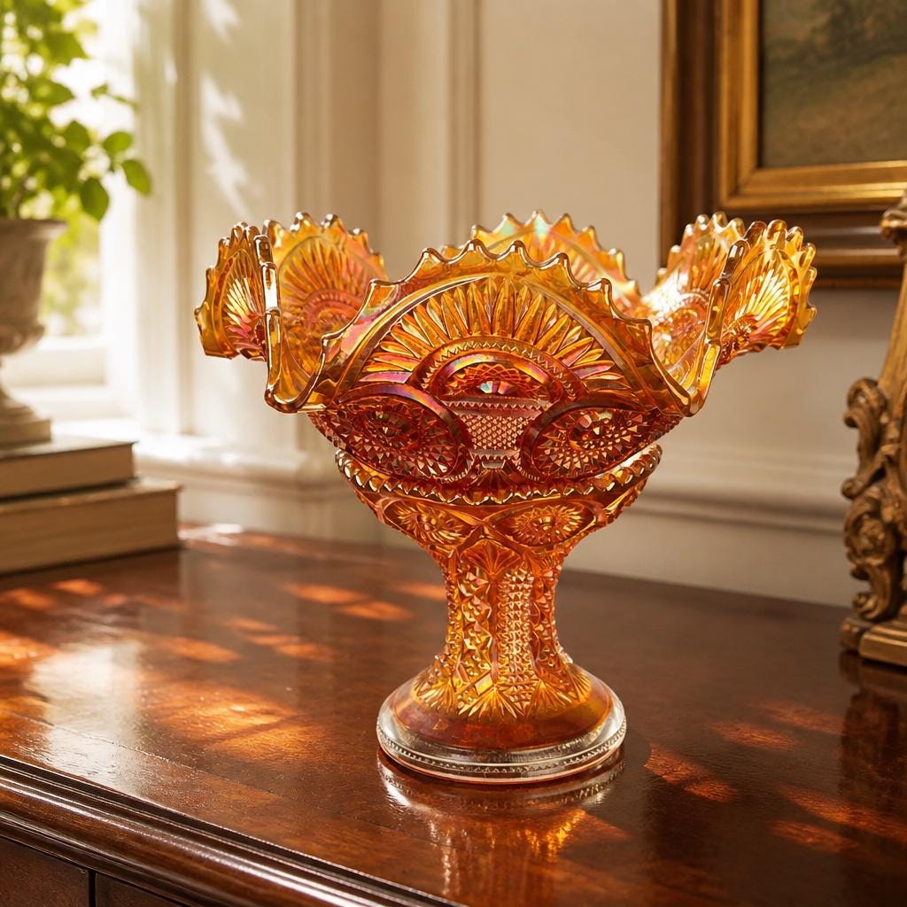 Antique Carnival Glass - Etsy