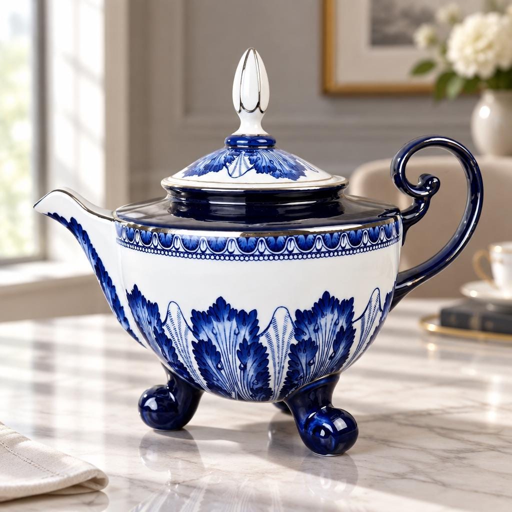 Vintage Teapot - Etsy