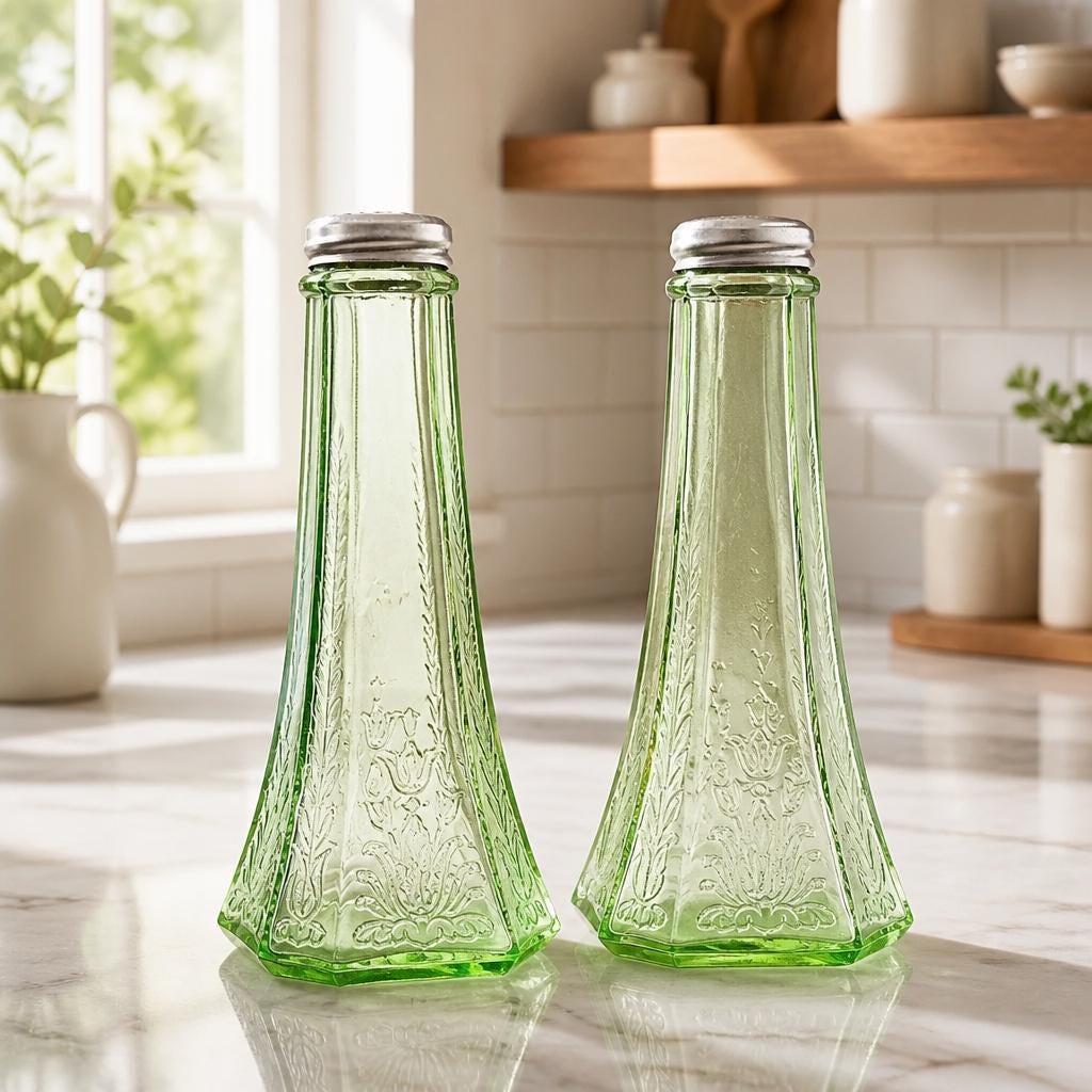 Anchor Hocking Salt & Pepper Shakers - Etsy