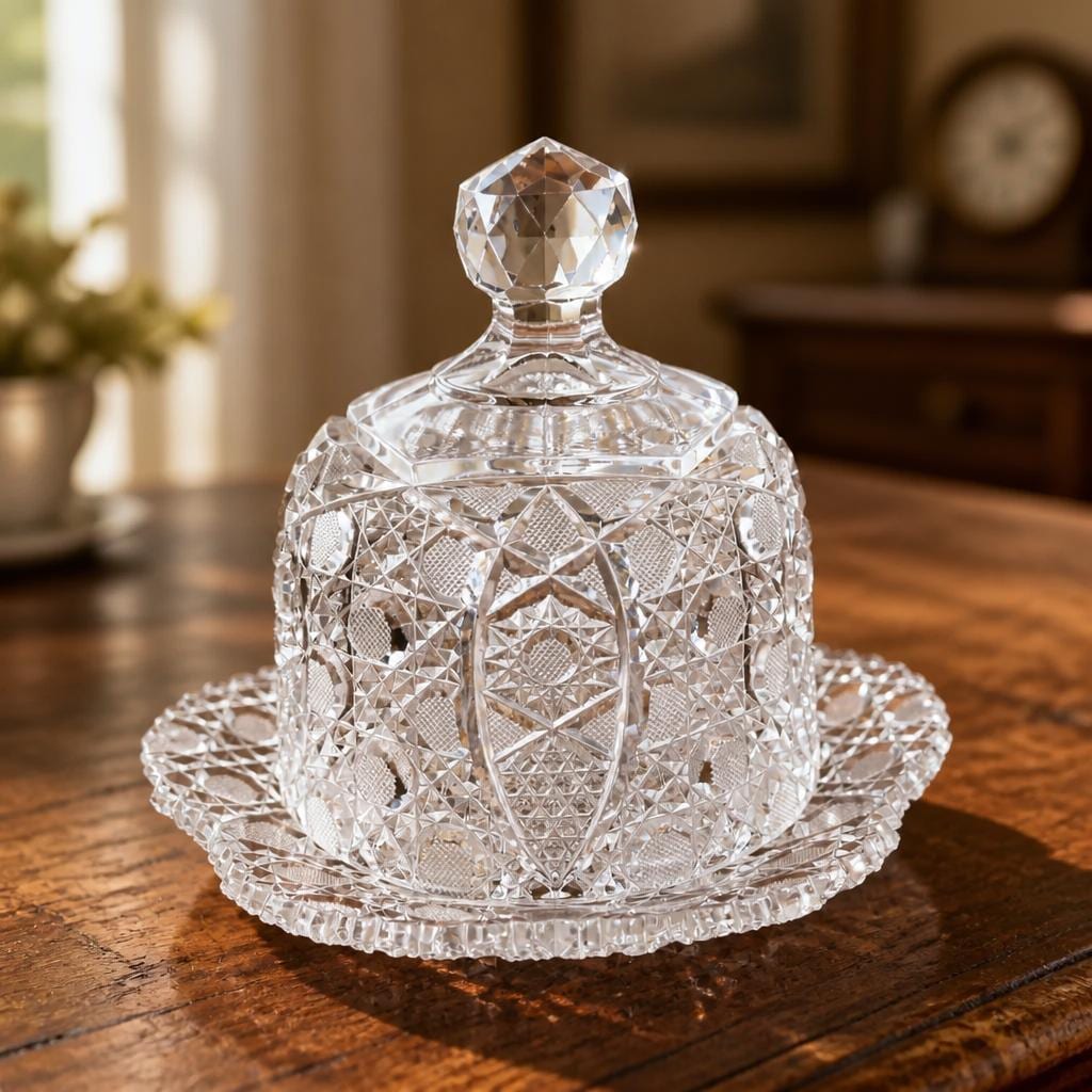 Antique Cheese Dome and Plate - Etsy