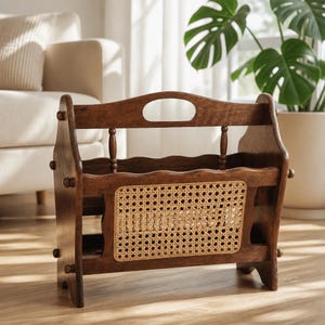 Vintage Magazine Rack - Etsy