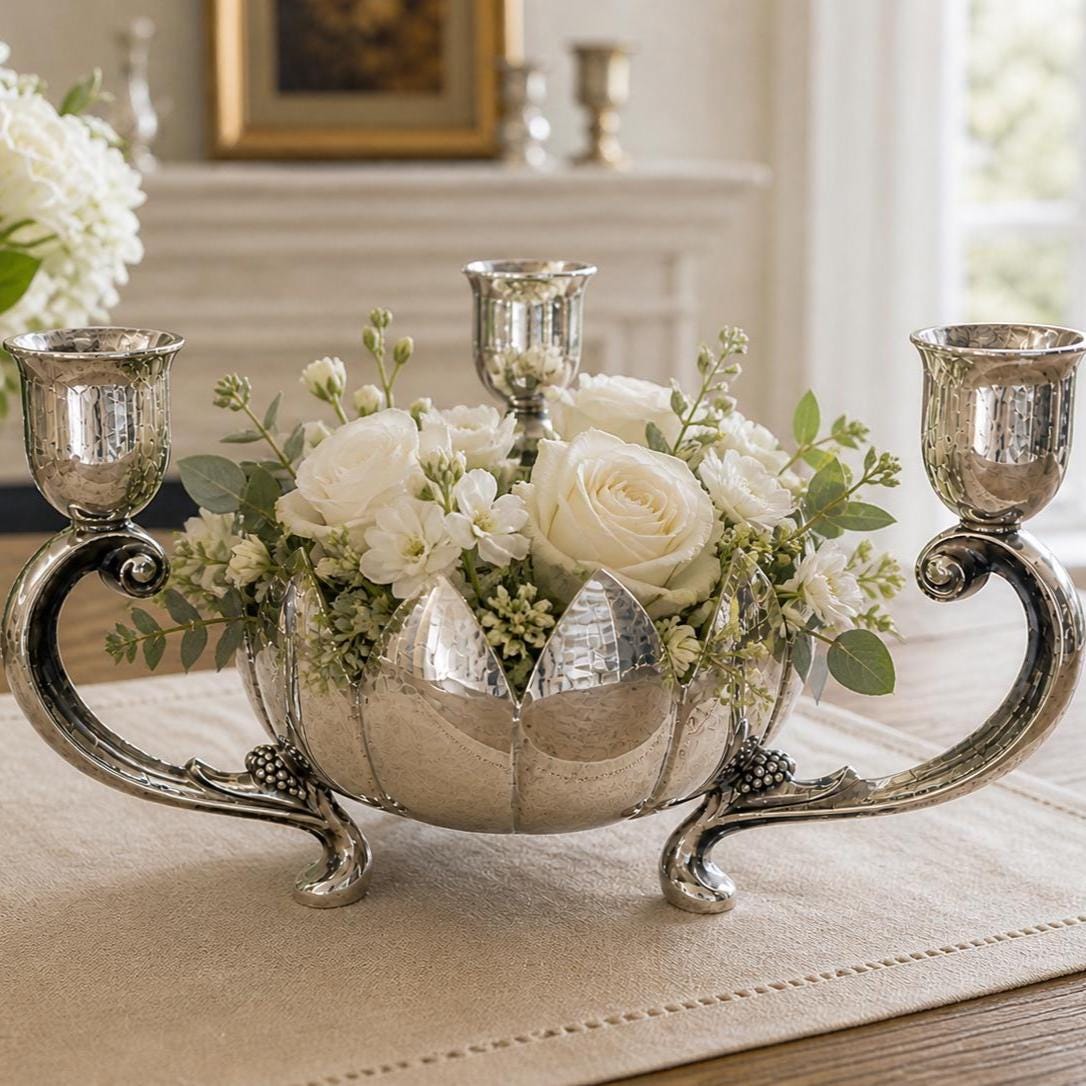 Vintage Candelabra 3 Arm - Etsy display picture 1