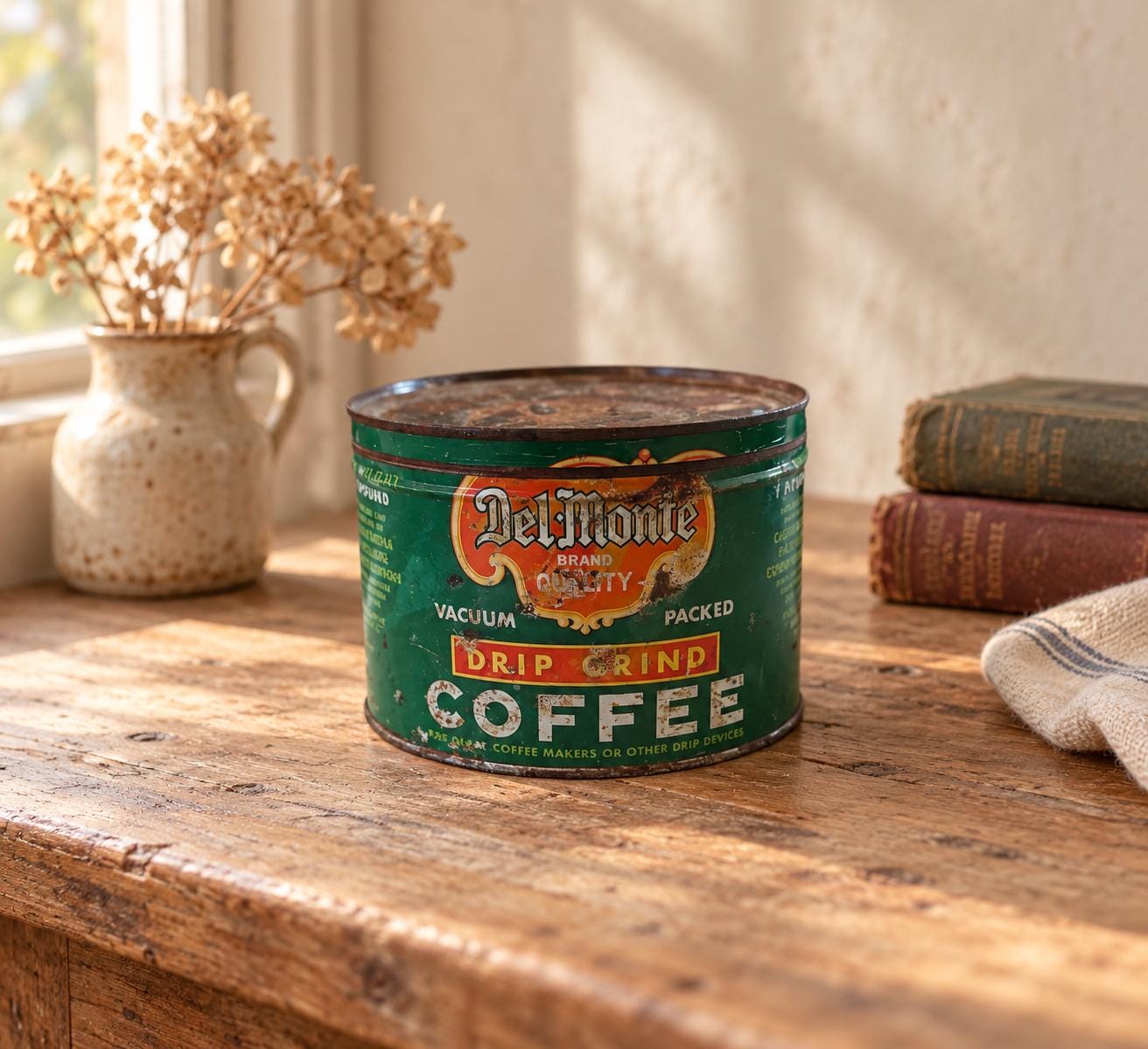 Vintage Coffee Bin - Etsy