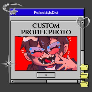 Aangepaste profielfoto | Gepersonaliseerde digitale avatar | Unieke kunst voor Discord, Instagram, Etsy en meer