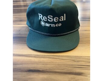 Gorra Vintage ReSeal Arco Rope Snapback NISSIN Verde Hecha en Filipinas