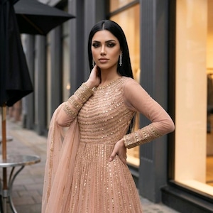 desi designer dresses Blue One Shoulder Midi Dress: Modern Bandhani Elegance