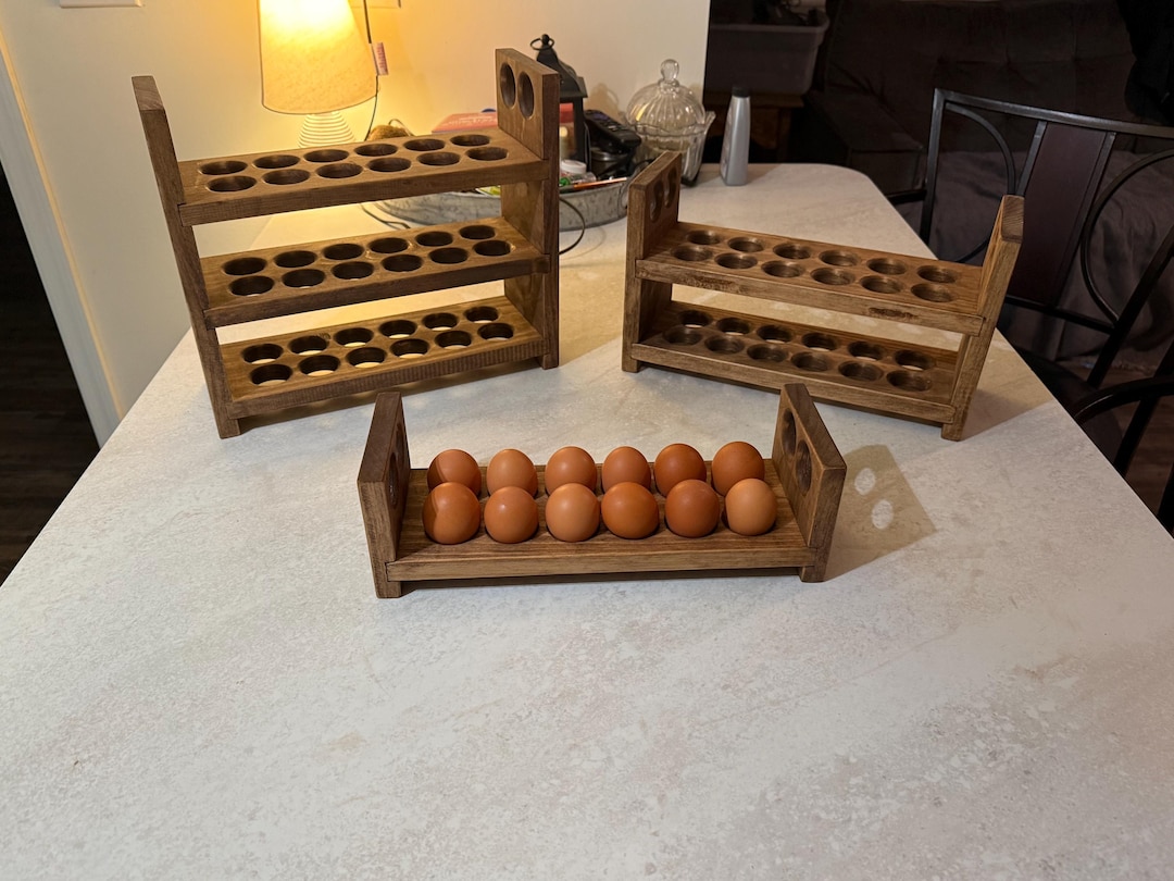 Wooden Egg Crate, Custom Egg Holder - Etsy