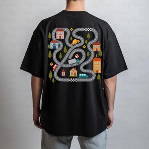 Camiseta de carreras para papá: Camiseta de carreras de coches (Regalo para el Día del Padre)