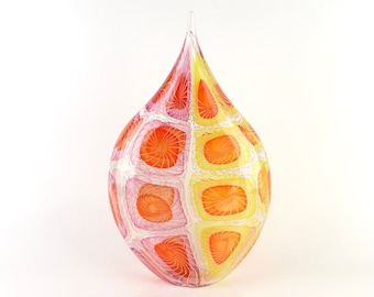 Large Hand Blown Art Glass Sculpture