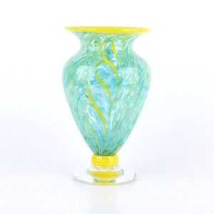 Hand Blown Art Glass Vase