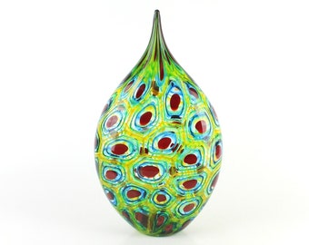 Hand Blown Glass Art Sculpture