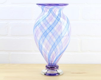 Hand Blown Art Glass Vase