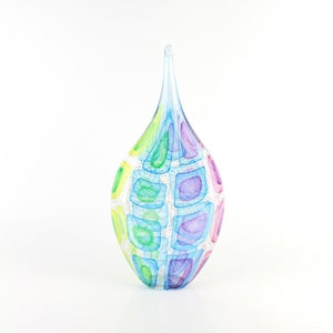 Large Hand Blown Art Glass Sculpture