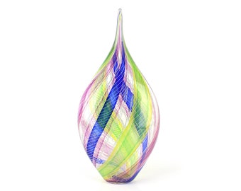 Large Hand Blown Art Glass Sculpture