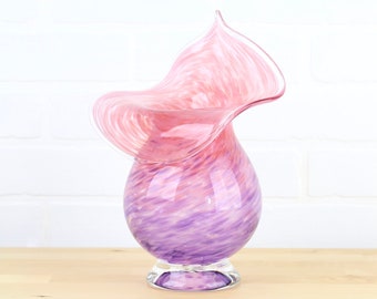 Hand Blown Glass Pulpit Vase