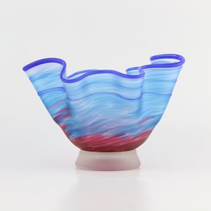 Small Wavy Glass Bowl