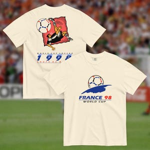 1998 Fifa France Tee - Etsy