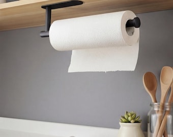 Self-Adhesive Modern Minimalist Paper Towel Holder