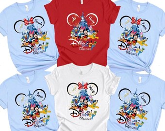 Custom Disney Trip 2025 Shirt, Disney Family Vacation Sweatshirt