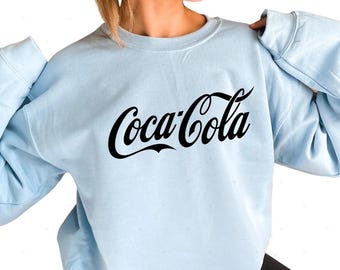 Coca Cola Logo Sweatshirt, Gift for Coca Cola Lover