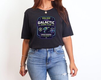 Galactic Score-clubshirt | Retro Arcade Space Ranger-shirt met print