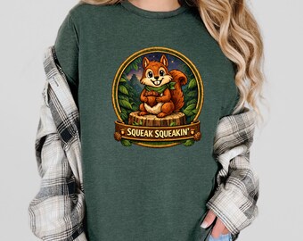 Squeak Squeakin eekhoorn-T-shirt | Dagshirt Woodland Adventure Park