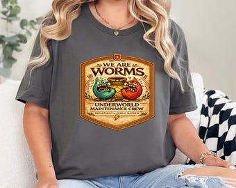 Underworld Maintenance Crew-shirt | Vintage T-shirt met Hades-mythologie