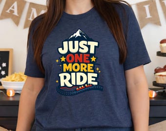 Retro themaparkshirt | Roller Coaster Mountain Vacation-T-shirt