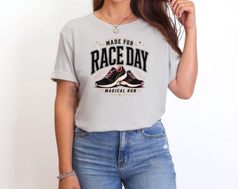 Race Day Shirt | Magical Run Graphic Tee | Running Shoes Design