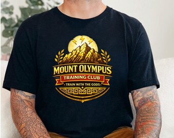 Mount Olympus-trainingsclubshirt | Gym-T-shirt Griekse Mythologie