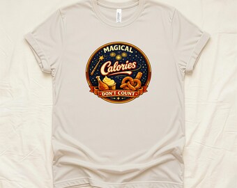 Shirt magische calorieën tellen niet | Grappig snack-T-shirt voor themaparkvakanties