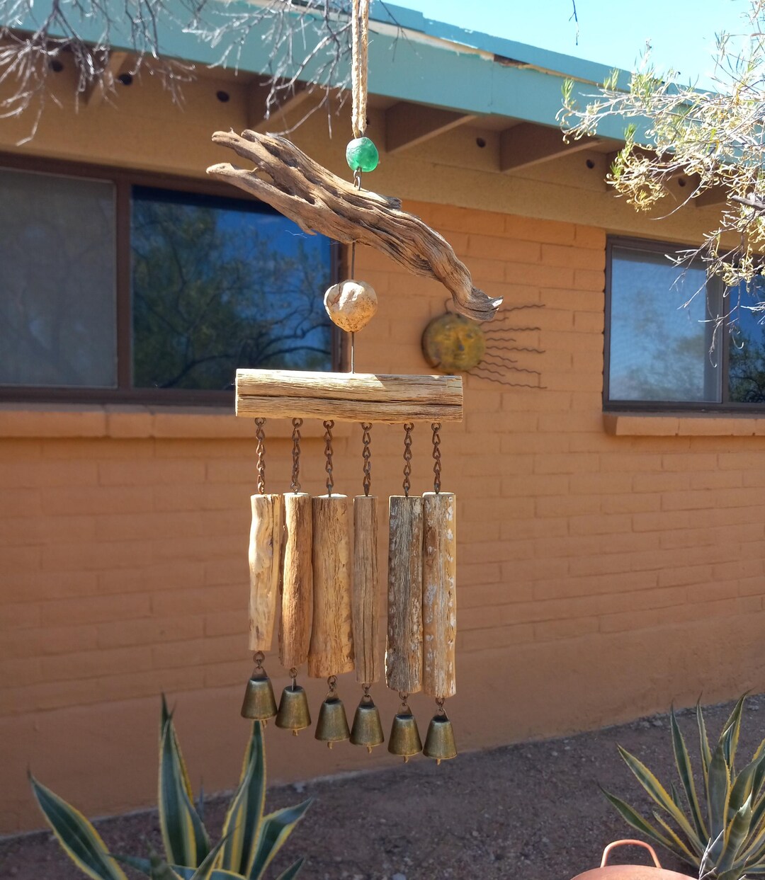 Saguaro Cactus Ribs Modern Rustic Wall Hanging/mobile /soft Windchime ...