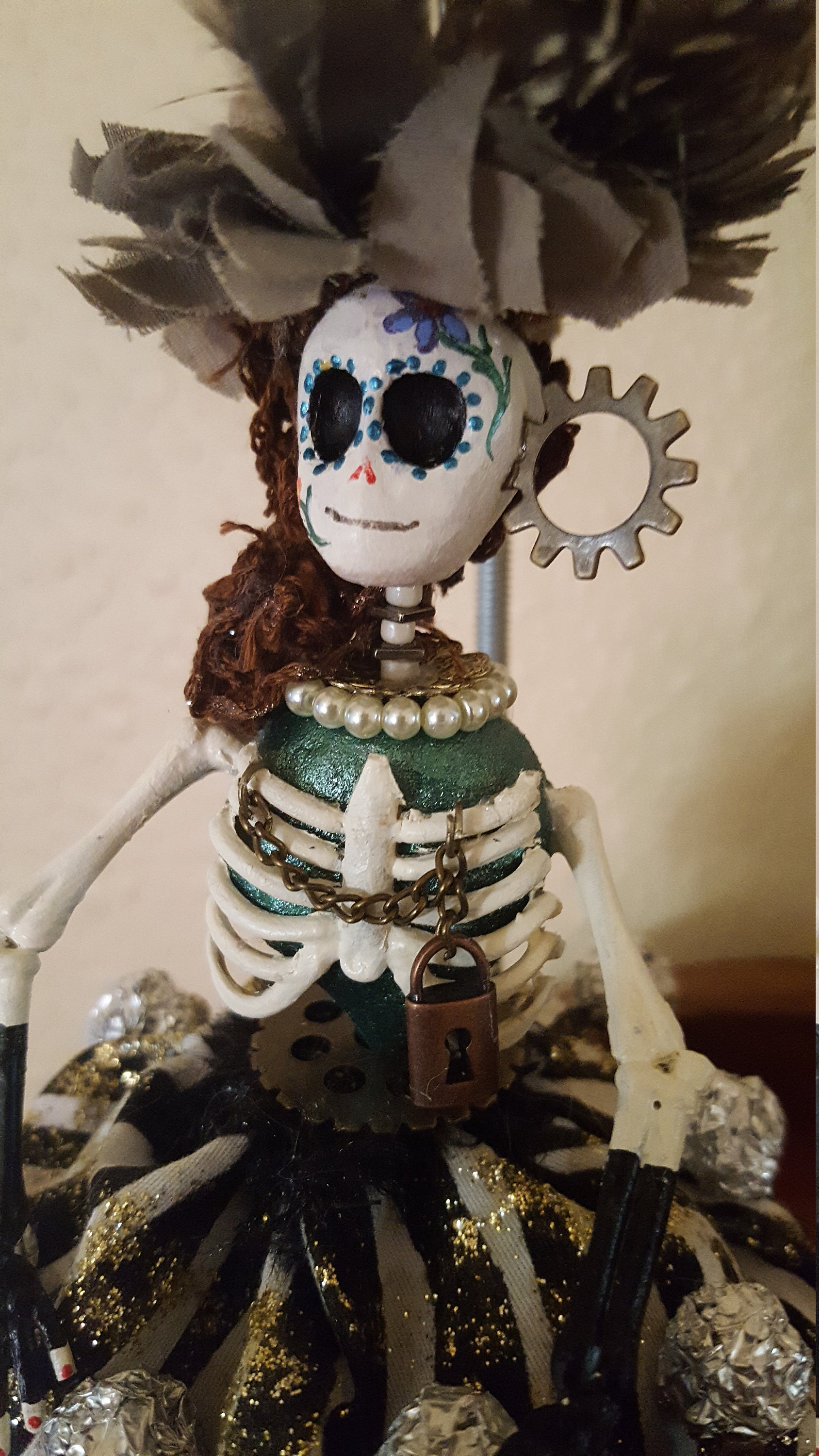 Fun doll Skeleton Doll Catrina Fancy doll