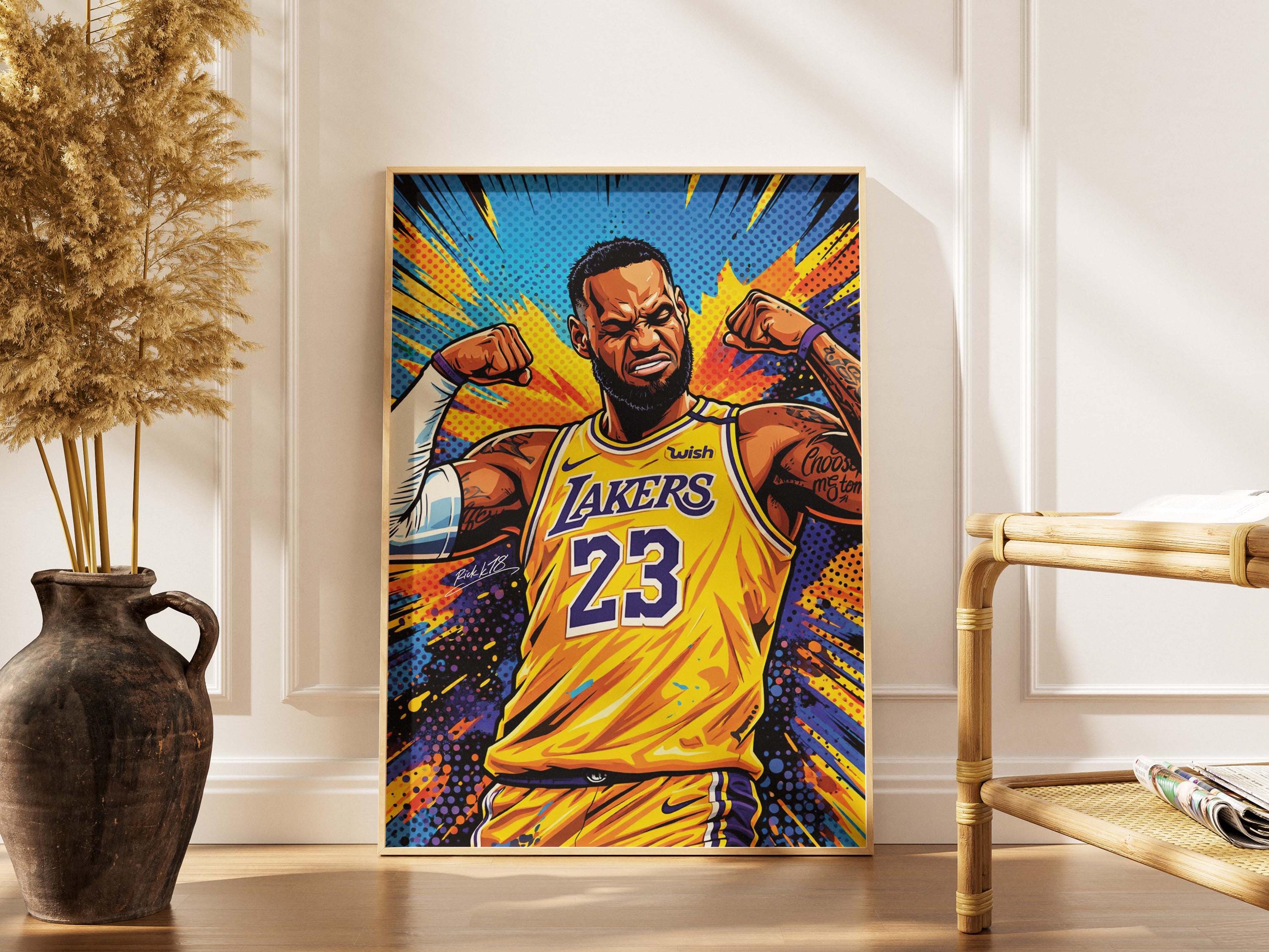 Pop Art Lebron - Etsy