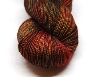 Fingering Weight, "Coda" Merino Wool Superwash Yarn, 4 oz, machine washable yarn