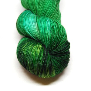 Fingering Weight, Party in the Shire Merino Wool Superwash Yarn, 4 oz, machine washable yarn image 1
