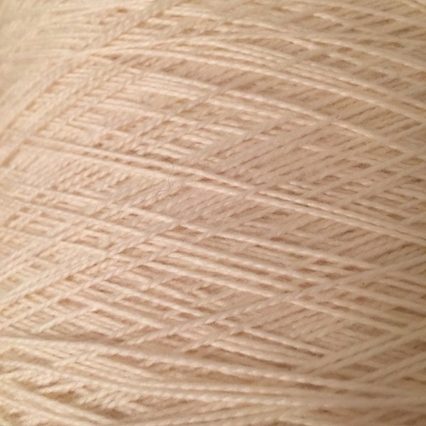 Fingering Weight, "natural" Merino Wool undyed Superwash Yarn, 4 oz, machine washable yarn