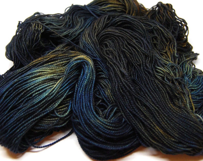 Fingering Weight, Out on the Tiles Merino Wool Superwash Yarn, 4 oz, machine washable yarn image 4